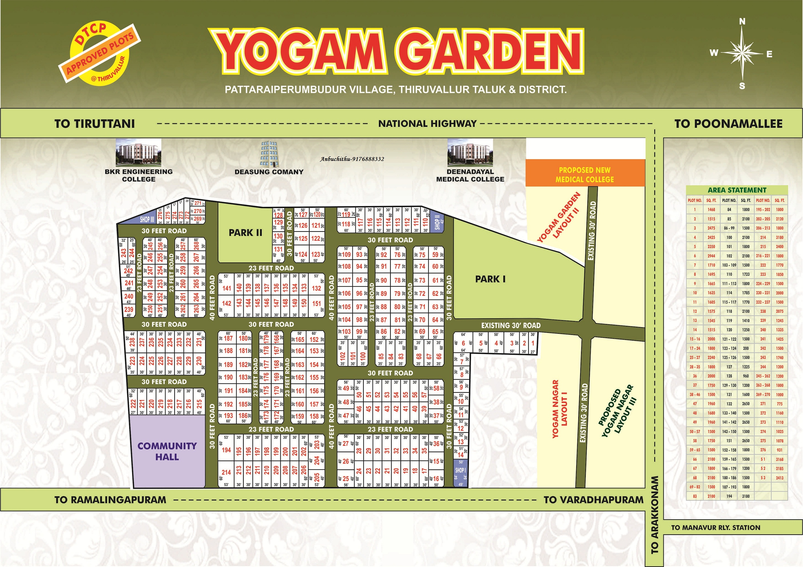 Residential Plot In Thiruvallur